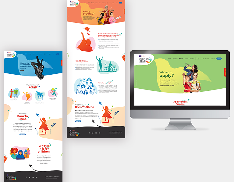 BTS Website portfolio