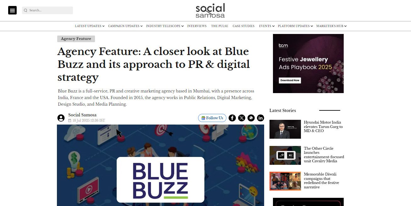 Agency Feature: A closer look at Blue Buzz and its approach to PR & digital strategy