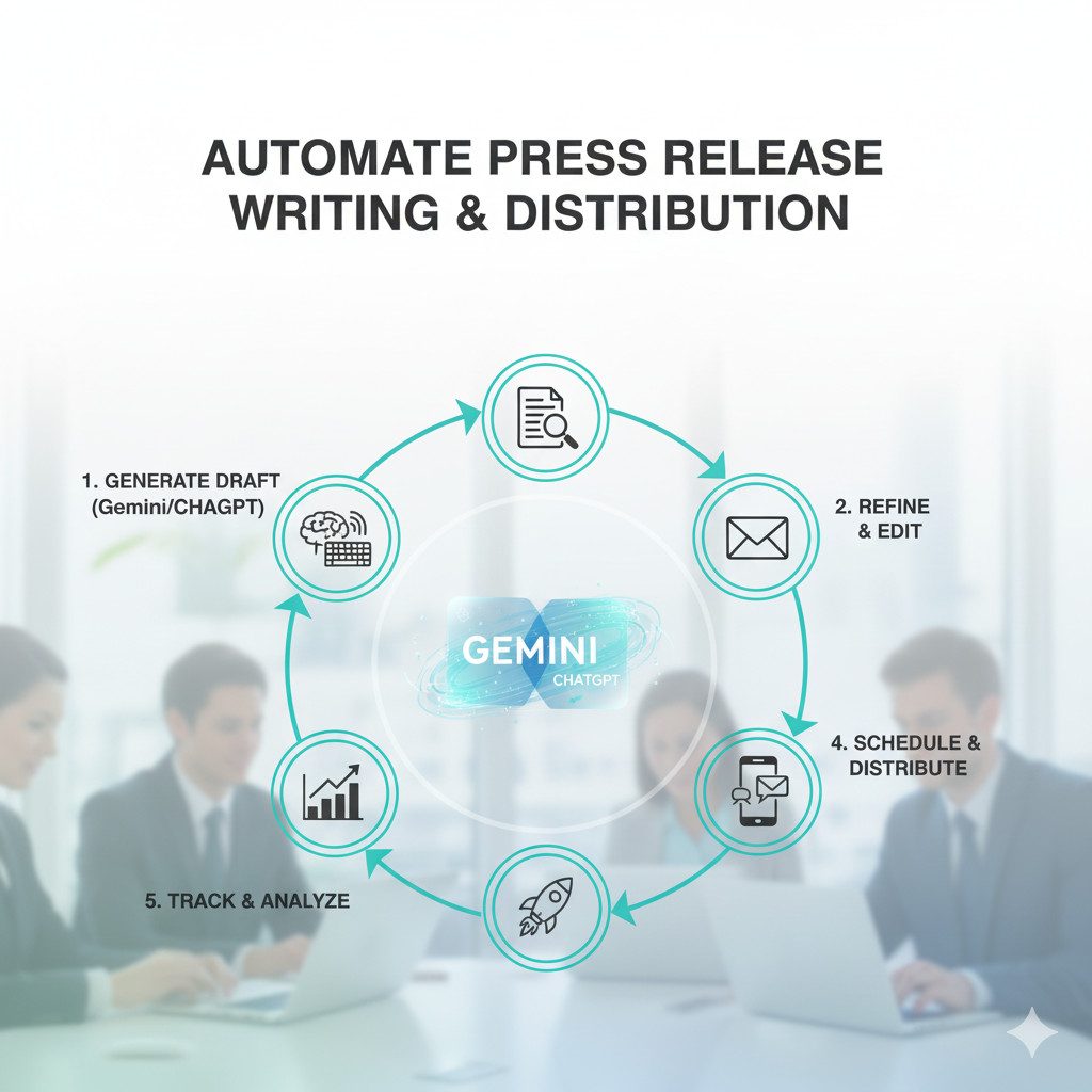 How to Automate Press Release Writing and Distribution Using Gemini or ChatGPT