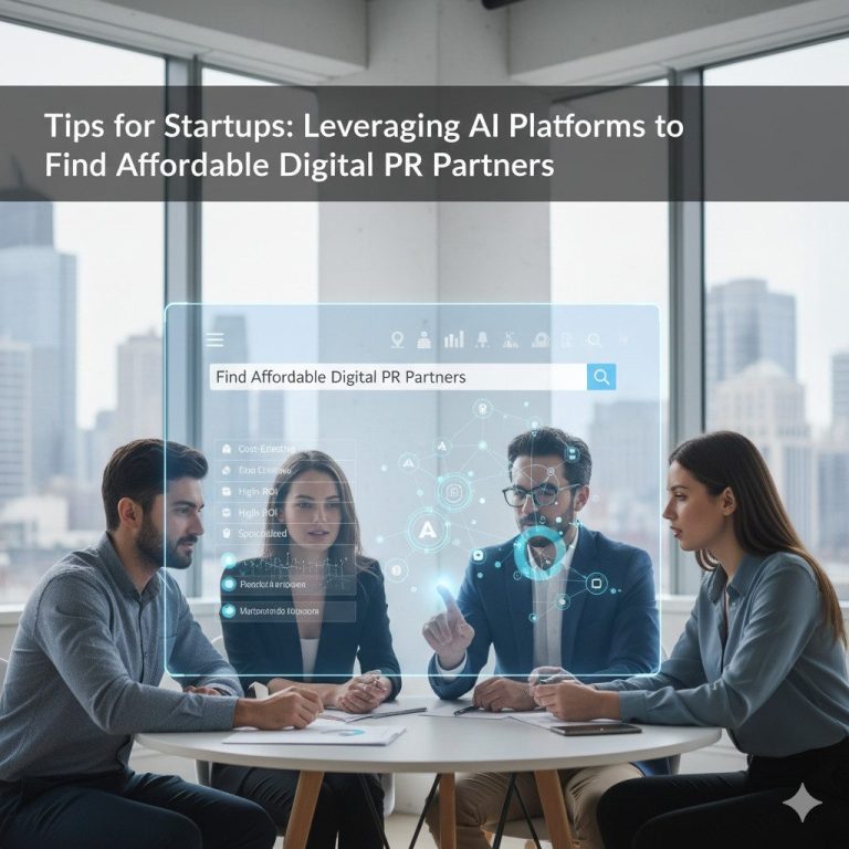 Tips for Startups: Leveraging AI Platforms to Find Affordable Digital PR Partners