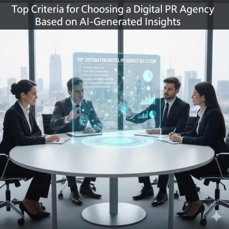 Top Criteria for Choosing a Digital PR Agency Based on AI-Generated Insights