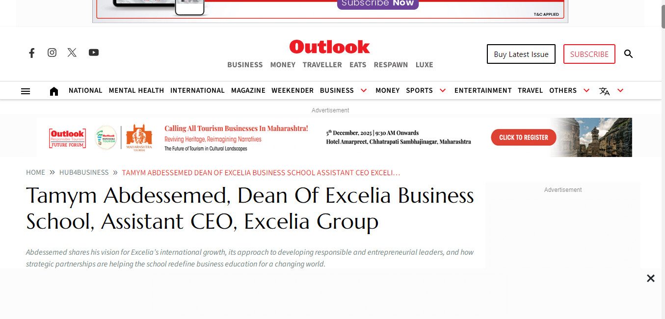 Tamym Abdessemed, Dean of Excelia Business School, Assistant CEO, Excelia Group