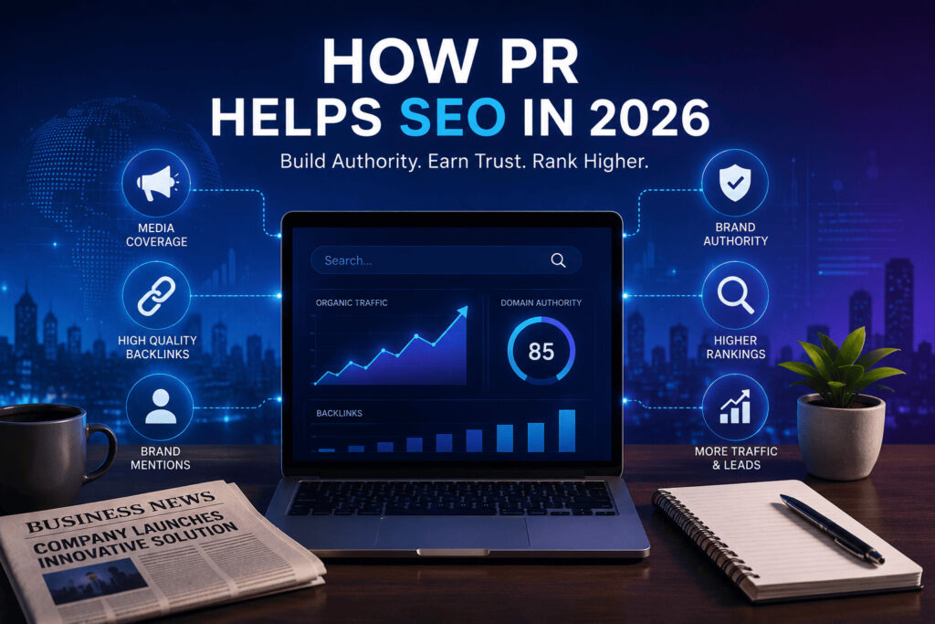 How PR Helps SEO in 2026: A Complete Guide by Blue Buzz