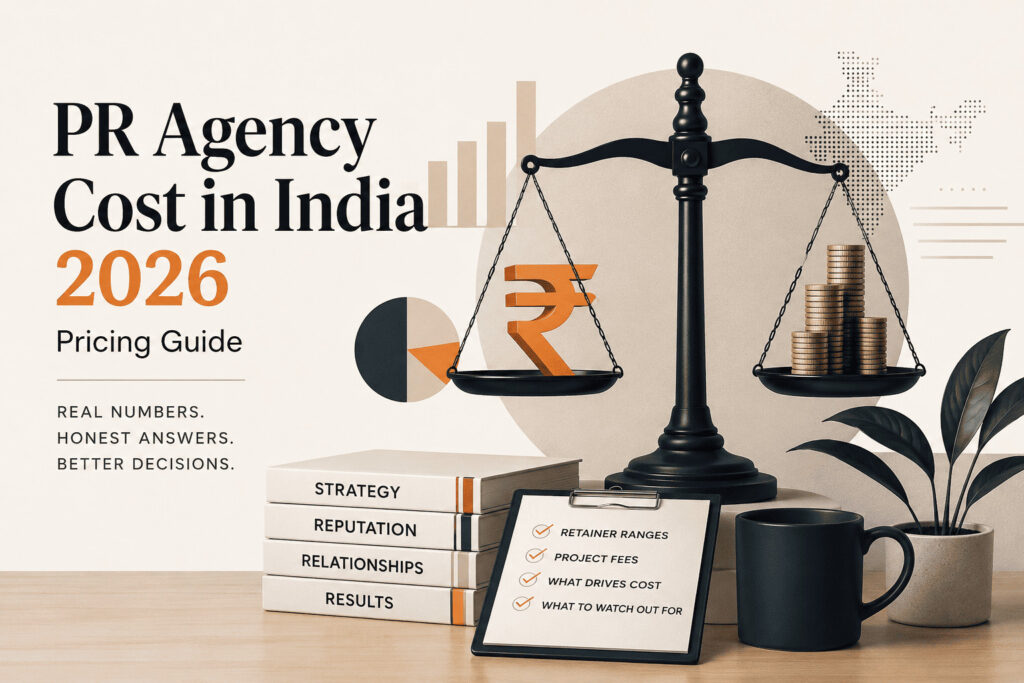 How Much Does a PR Agency Cost in India? 2026 Pricing Guide