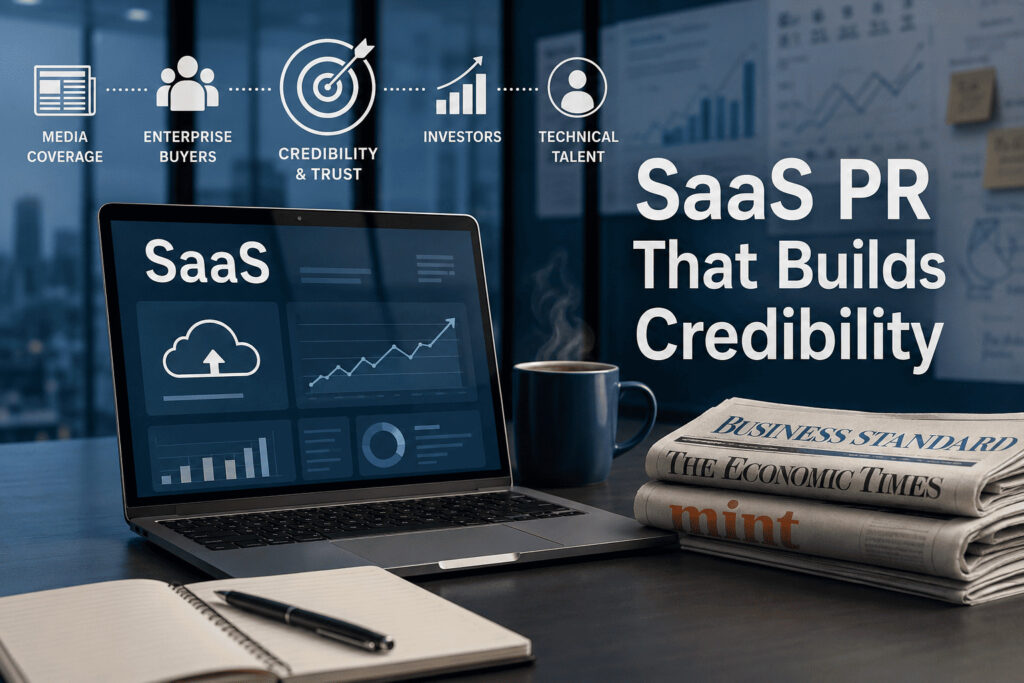 SaaS PR in India: How B2B Software Brands Earn Coverage and Credibility