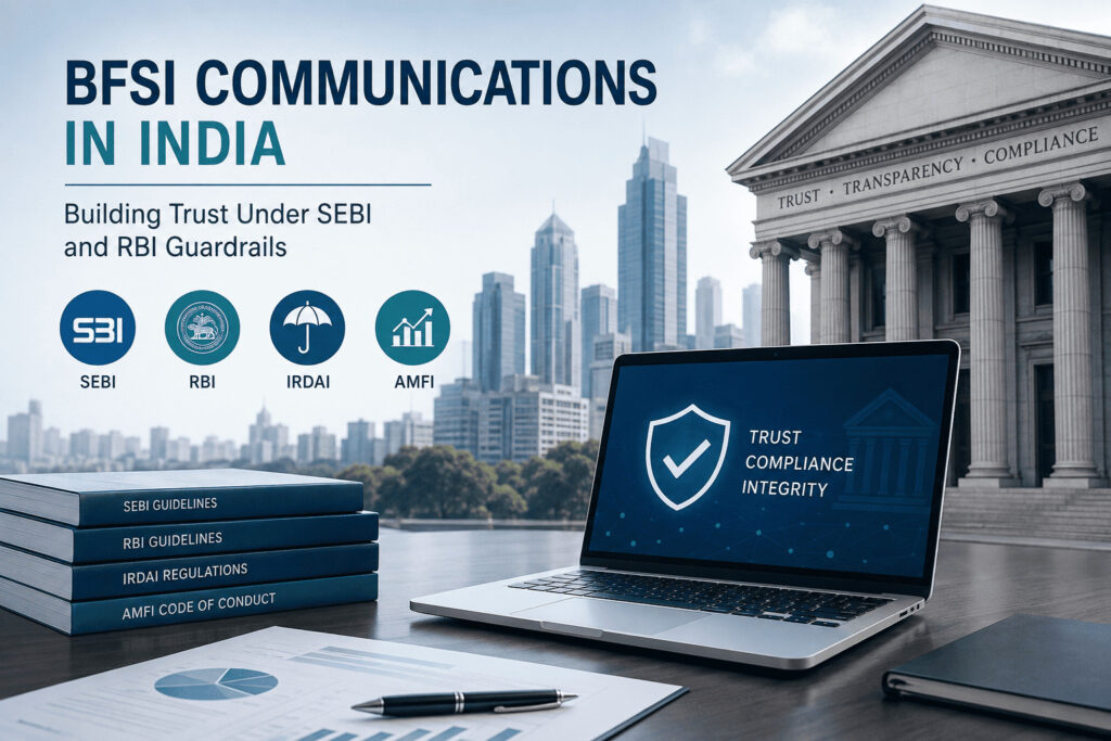 BFSI Communications in India: Building Trust Under SEBI and RBI Guardrails
